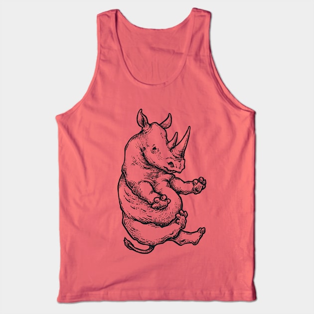 A Levity of Animals: The Horns of a Dilemma Tank Top by calebfaires